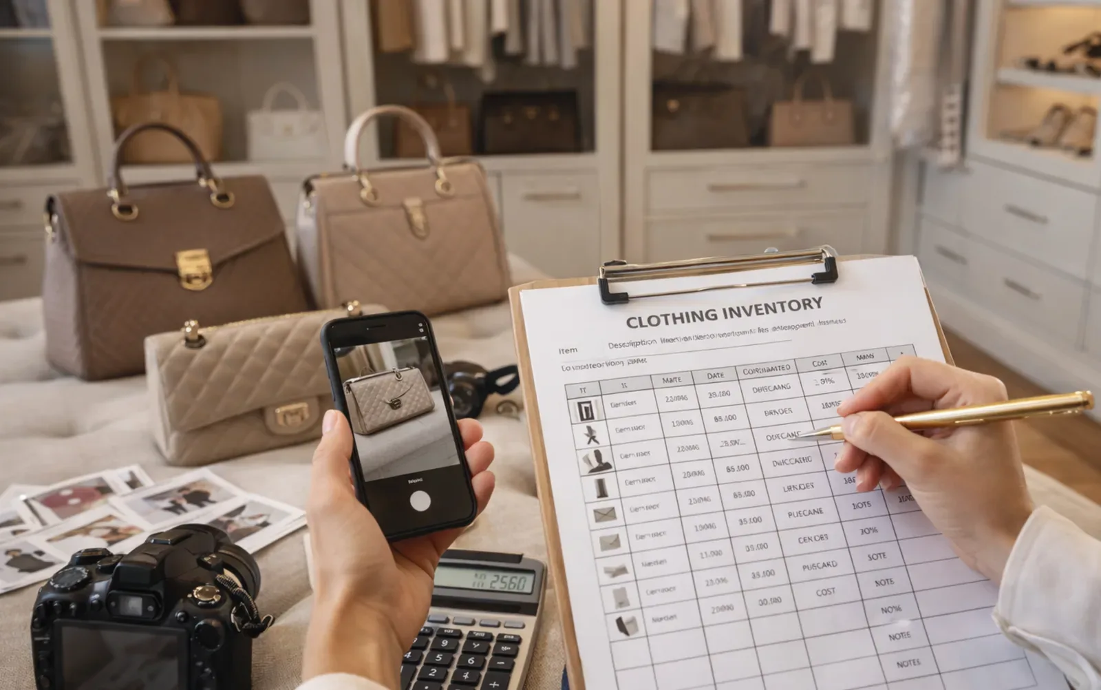 How to Catalogue Your Clothing for Insurance